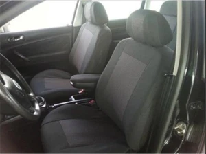 Adapté à Nissan Renault Dacia Housses Couvre Sieges Jeu Complet Noir - Imagen 1 de 4