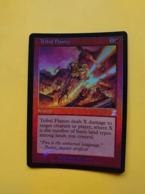 Tribal Flames   Time Spiral "Timeshifted" MTG Card. FOIL. as pics. 2006 magic - Image 1 of 4