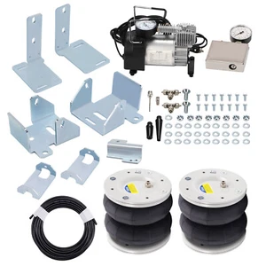 Air Spring Bag Tow Assist Rear & Compressor Kit for Ford Transit 2001-2024 - Picture 1 of 12