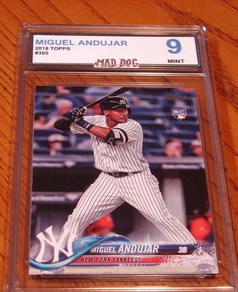 MIGUEL ANDUJAR Rookie---2018 TOPPS #305--MINT 9***YANKEES**Mad DOG - Image 1 of 1