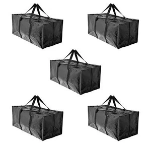 5 Moving Bags Heavy Duty Extra Large Stronger Handles Wrap Totes Storage Boxes S - Picture 1 of 7