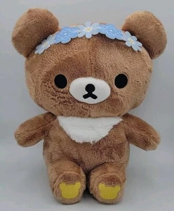 Rilakkuma 12 Zoll Chairokoguma Blumenkranz Plüsch - Round1  - Bild 1 von 9