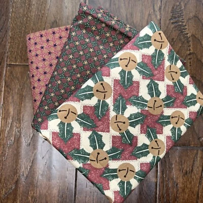 Tela Thimbleberries RJR - Impresiones Polo Norte - Estrellas de Navidad 3 yardas en total RARO Foto 1 de 4