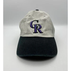 '47 Colorado Rockies Baseball Hat Embroidered Logo Gray Black Purple Youth OS - Picture 1 of 9
