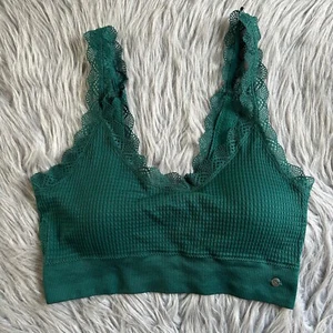 Lucky Brand Bügel Bralette Damen Größe Large grün bügelloser BH Pull Over - Bild 1 von 7
