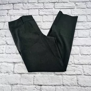 Ann Taylor Women's Flat Front Dress Pants Size 10 Grey High Rise Office Career - Picture 1 of 9