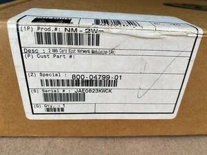 Cisco Wan Card Slot NM-2W Network Module 2600/3600 2 - NEW - GENUINE - Picture 1 of 12