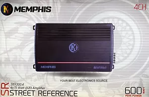 NUOVO Memphis SRX300.4 Street Reference Series, amplificatore audio per auto 4 canali - Foto 1 di 1