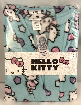 Bata Sanrio Hello Kitty acogedora de felpa corta con cinturón corazones de caramelo para mujer talla mediana” Foto 1 de 4