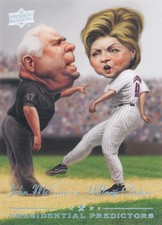 2008 Upper Deck Presidential Running Mate Predictors #PP12A John McCain/Clinton