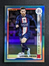2022-23 Topps Merlin Chrome UEFA LIONEL MESSI /199 Aqua Ref Paris Saint-Germain
