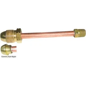 Pigtail - Short Nipple, POL x 1/4 in. MNPT, 1/4 in. Tubing 7/8 in. Nut x 48 in. - Picture 1 of 1