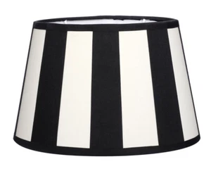 Striped Lampshade Table Lampshade Striped Pattern Socket E27 E14 Stripes - Picture 1 of 23