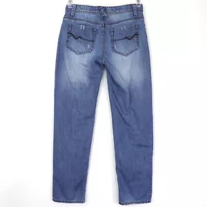 Xhilaration Girl's Denim Jeans Size 16 Blue Distressed - Picture 1 of 16