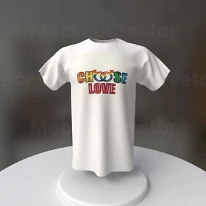 Choose Love Pride T-shirt - Picture 1 of 7