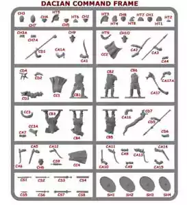 28MM DACIANS COMMAND SPRUE - ANCIENTS - VICTRIX - SHIPPING NOW - Picture 1 of 1