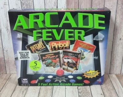 Arcade Fever: Test Drive, Pitfall, Pinball, F/A-18, Street Fighter II PC Big Box - Image 1 of 4