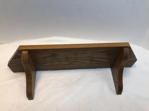 Vintage Rustic Country Style Hard Wood Wall Shelf Primitive Decor 16.5" - Picture 1 of 10
