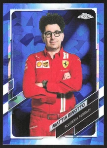 MATTIA BINOTTO 2021 TOPPS CROMO ZAFFIRO FORMULA 1 #83 SCUDERIA FERRARI - Foto 1 di 3