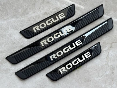 Para Nissan Rogue acessórios de carro placas de soleira de porta tampa protetor acabamento X4 - Imagem 1 de 4