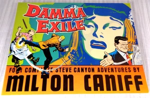 Prensa fregadero de cocina Steve Canyon 4 Adventures - Damma Exile - Milton Caniff ¡En muy buena condición! - Imagen 1 de 3