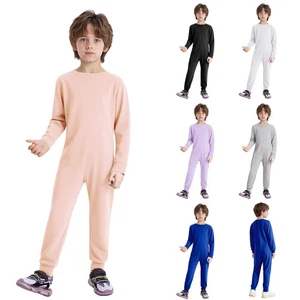Special Needs Adaptive Clothing Kids Long Sleeve Zip Back Jumpsuit Anti-Strip - Picture 1 of 84