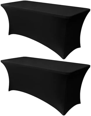 Stretch Spandex Table Cover for Folding Tables Rectangular - Image 1 of 4
