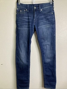 True Religion Jeans Rocco Men’s Size 31 Dark Wash Blue Flap Pockets - Picture 1 of 5