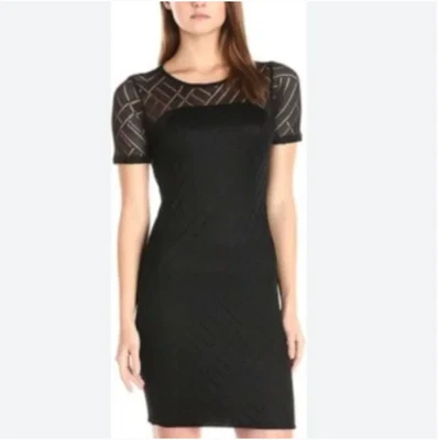 NWT Three Dots Angelina Mesh Overlay Dress Size XL - Image 1 of 4