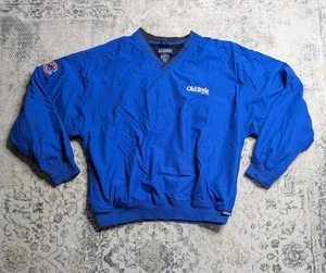VTG Chicago Cubs Windbreaker Old Style Beer Men's 2XL Blue Embroidered - Picture 1 of 6