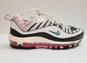 Nike Womens Air Max 98 AH6799-065 White Running Shoes Sneakers Size 7.5 - Picture 1 of 13