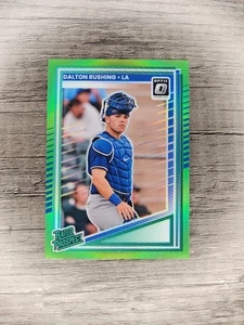2025 Donruss Optic Baseball Dalton Rushing Rated Prospect Lime Green /149 - Picture 1 of 2