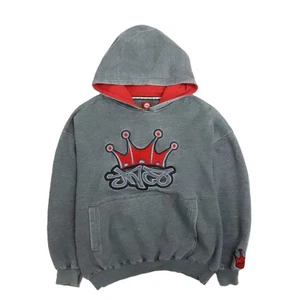 Sudadera con Capucha Vintage JNCO Crown Talla XL Y2K Envejecida - Imagen 1 de 10