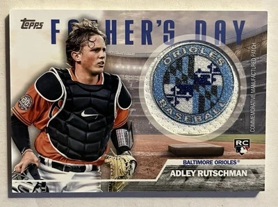 2023 Topps Father's Day Commemorative Team Patches #FD-AR Adley Rutschman RC - Image 1 of 4