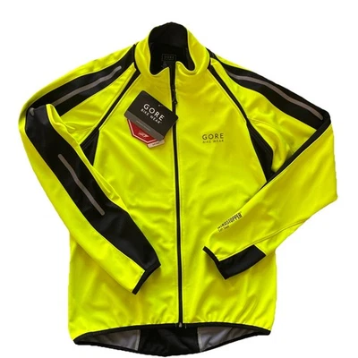 Gore Bike Wear Men’s L Phantom Jacket Neon Zip Off Sleeves - Image 1 of 4