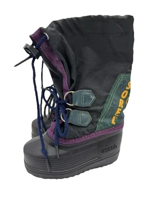Vintage Sorel Kids Green Freestyle Winter Boots Unisex Size 6 No Inserts - Image 1 of 4