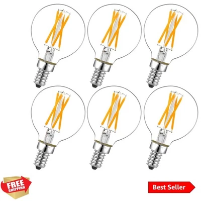 e12 led dimmable g16.5 Light Bulb 6W Equal 60 Watt 600lm AC120V e12 Candelabr... - Image 1 of 4