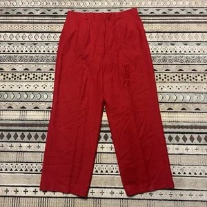 Talbots Dress Pants Casual Red Preppy Women’s Size 16 New with Tags - Picture 1 of 6