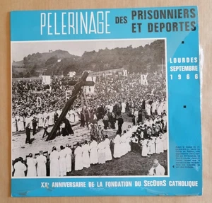Pèlerinage Des Prisonniers Et Déportés 25 cm LP 33T  Lourdes 1966 ed SOS xtian - Picture 1 of 2