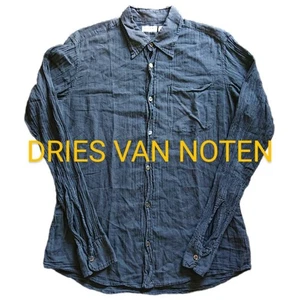 Dries Van Noten Shirring Design Stretch Shirt - Picture 1 of 8