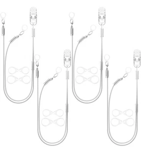 4er Set Hörgeräteclips, Anti-Lost Hörgeräte Lanyard HdO Clip Schnur - Bild 1 von 9