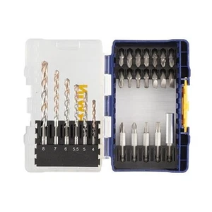 IRWIN Multi Material Screwdriver & Drill Bit Set 25 Piece IRWIW6062521 - Picture 1 of 2
