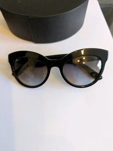 Prada TPR 23QS Women Sunglasses original As New Black - Picture 1 of 7