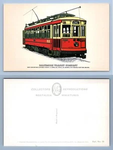 Baltimore Transit Company #56 Collectors Reproduction Postcard - Picture 1 of 1
