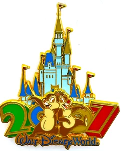 2007 - Prendedor comercial Walt Disney World - Chip y DALE en el Castillo de Cenicienta - Imagen 1 de 3