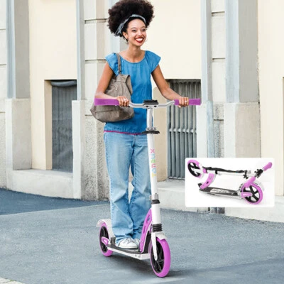 Roller Kinder Aluminium Scooter Erwachsene Cityroller Höhenverstellbar Tretrolle - Bild 1 von 4