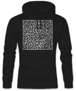 Maze IV Hoodie Kapuzenpullover Labyrinth Mystik Hypnose Hypnotize Spirale - Picture 1 of 1