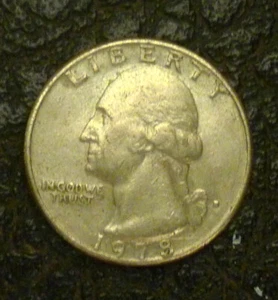 United States 1978 Quarter Dollar Wahington Mint Mark 'D' - 'EF-gEF'. - Picture 1 of 2