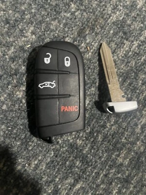 OEM 2019-2023 DODGE CHARGER 4 BUTTON REMOTE SMART KEY FOB 68394196 - Image 1 of 2