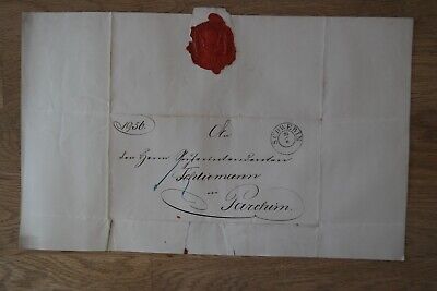 Vorphila. Mecklenburg. Brief An Superindententen Schliemann In Parchim 1851 !! • 25€